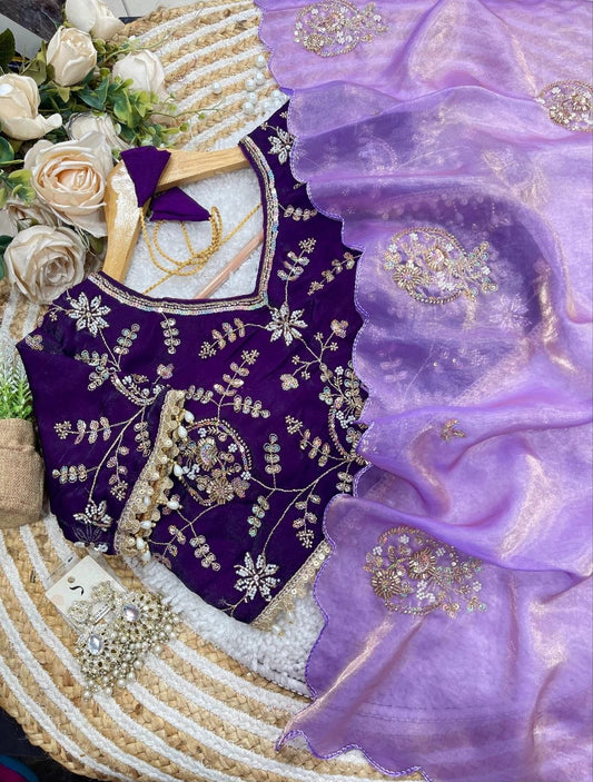 Suche jemanden für einen schönen Sari in der gleichen Farbe