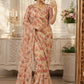 Presenting You Most Beautiful Latest Real Mirror Work Saree