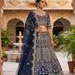 Launching 4 meter flared Coding Sequins Cut Work Lehenga