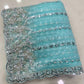 Net Intricately Bidds handwork embroidered saree