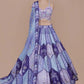 Sehen Sie umwerfend aus in diesem wunderschönen cremefarbenen Lehenga-Set
