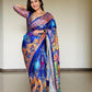 Presenting You Most Beautiful Latest Real Mirror Work Saree