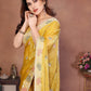 Party Wear Soft Fendy Chiffon Silk Saree