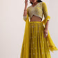 Faux Georgette Sequence Embroidery Work Choli
