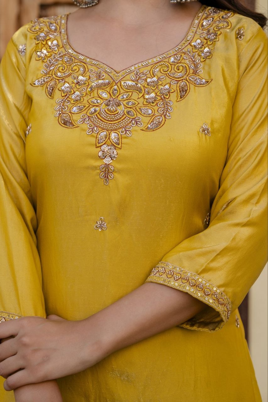 Presenting New Ready Made Kurti Pant Dupatta Collection