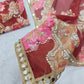 Premium Tabby Silk Embellished With Beautiful Print Saree