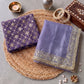 Silver Tissue Silk Designer Embroidery Work Saree