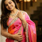 Silver Tissue Silk Designer Embroidery Work Saree