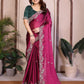 Party Wear Soft Rangoli Silk Saree