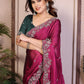 Party Wear Soft Rangoli Silk Saree