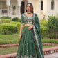 Vichitra Silk With Sequins Zari & Thread Embroidered work Lehenga Choli