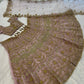 Net lehenga with sequins dori & zari thread work choli