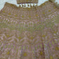 Net lehenga with sequins dori & zari thread work choli