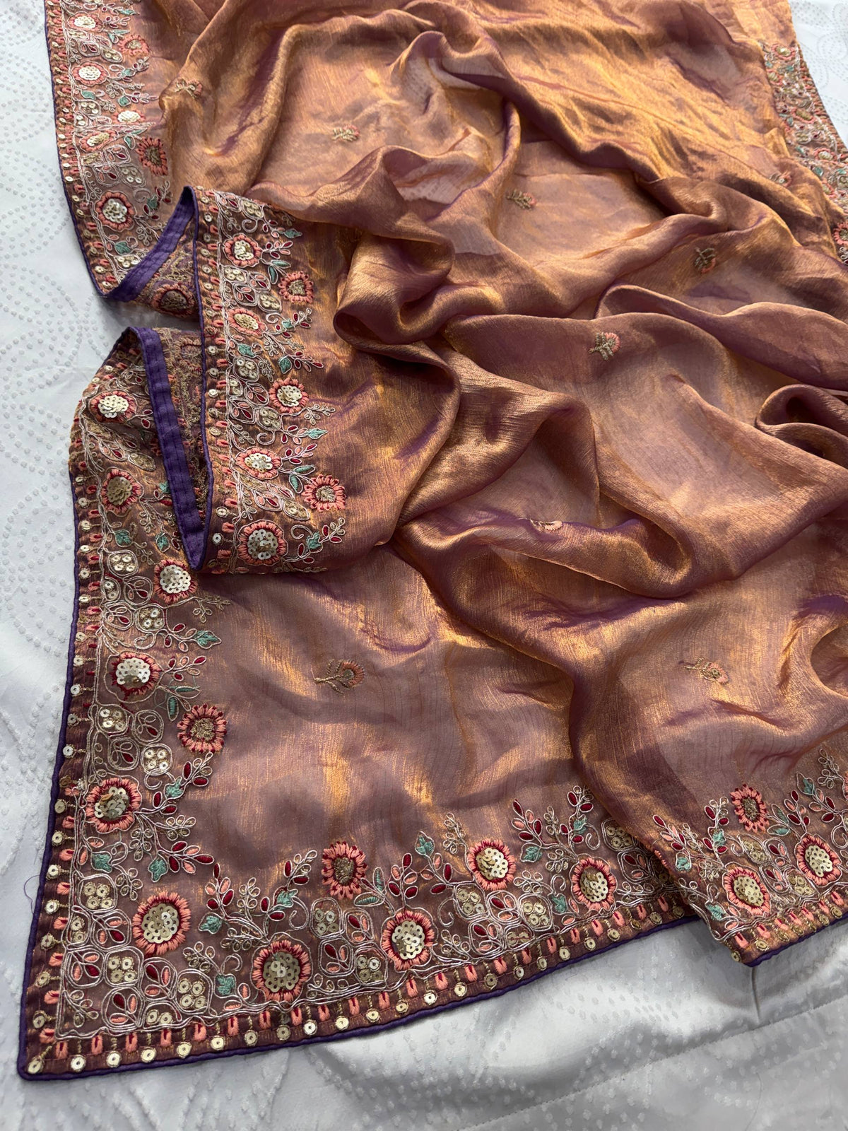 Party & Wedding Wear Soft Fendy silk Saree