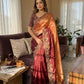 Shaded color in soft Frendy Chiffon Saree