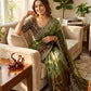 Shaded color in soft Frendy Chiffon Saree