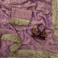 Moss silk with Jaquard Butti Saree