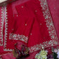KARVA CHOUTH SPECIAL PREMIUM RED COLOR SAREE