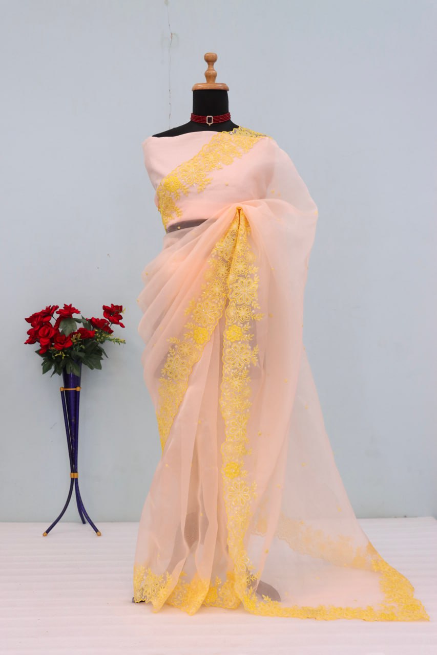 Heavy Soft Organza Saree