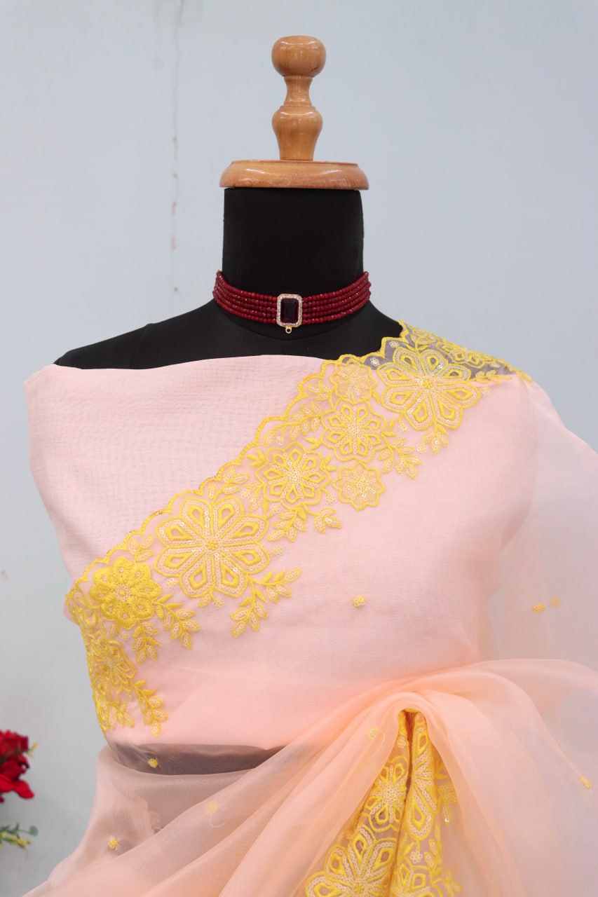 Heavy Soft Organza Saree