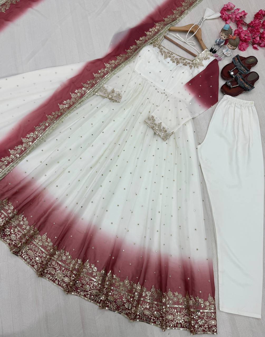 PREMIUM-FERTIGANZUG-SET AUS ANARKALI