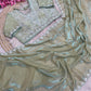 Beautiful Sequence Brits C- pallu work along saree