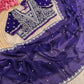 Beautiful Sequence Brits C- pallu work along saree