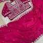 Beautiful Sequence Brits C- pallu work along saree