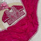 Beautiful Sequence Brits C- pallu work along saree