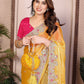 Party Wear Soft  Fendy Chiffon silk Saree