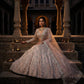 Sehen Sie umwerfend aus in diesem wunderschönen cremefarbenen Lehenga-Set