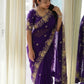 Designer Party Wear Fendy Satin Silk Saree