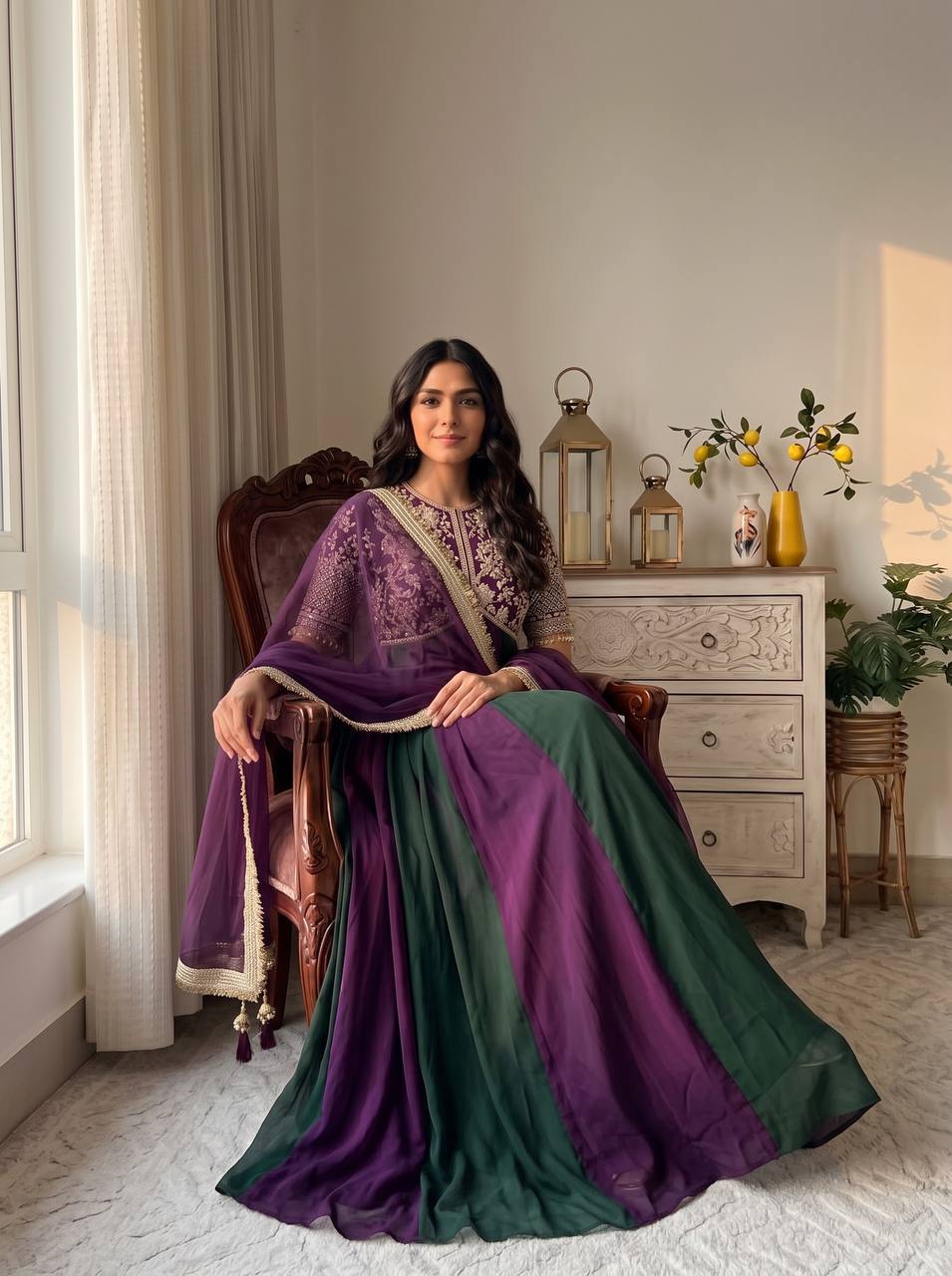PREMIUM-FERTIGANZUG-SET AUS ANARKALI