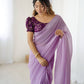 sparkle silk ready to wear saree with adjustable hooks
