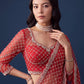 Net Intricately Bidds handwork embroidered saree