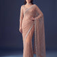 Net Intricately Bidds handwork embroidered saree