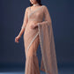 Net Intricately Bidds handwork embroidered saree