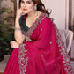 Party Wear Soft  Fendy Chiffon silk Saree