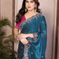 Party Wear Soft  Fendy Chiffon silk Saree