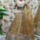 Net Sequins and Zari  Embroidery Work Lehenga