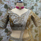 Net Sequins and Zari  Embroidery Work Lehenga