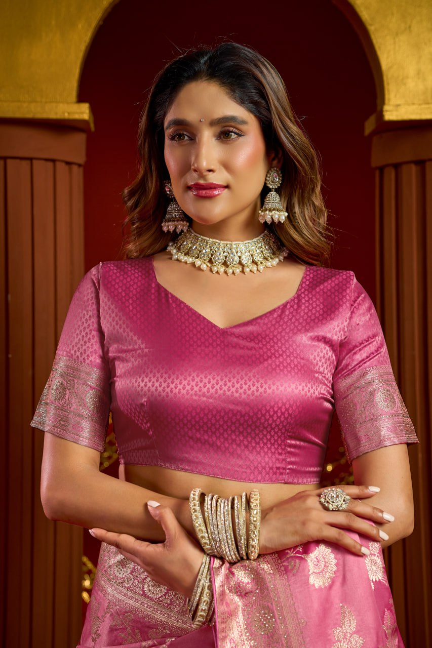 Elegant Collection Crafted in Luxurious Satin Silk Saree