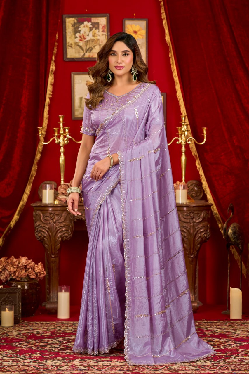 Elevate your Festival And Party Wardrobe With this Exclusive Prada Silk Saree
