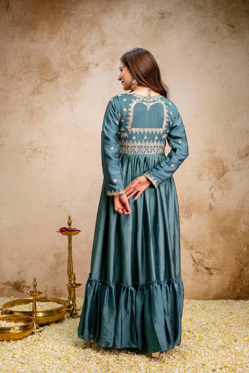 Presenting New Ready-Made Gown And Dupatta Set Collection