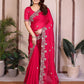 Party Wear Soft Fendy Chiffon silk Saree