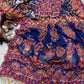 Soft Chinnon with beautiful print saree