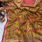 Soft Chosmo Silk with beautiful print saree