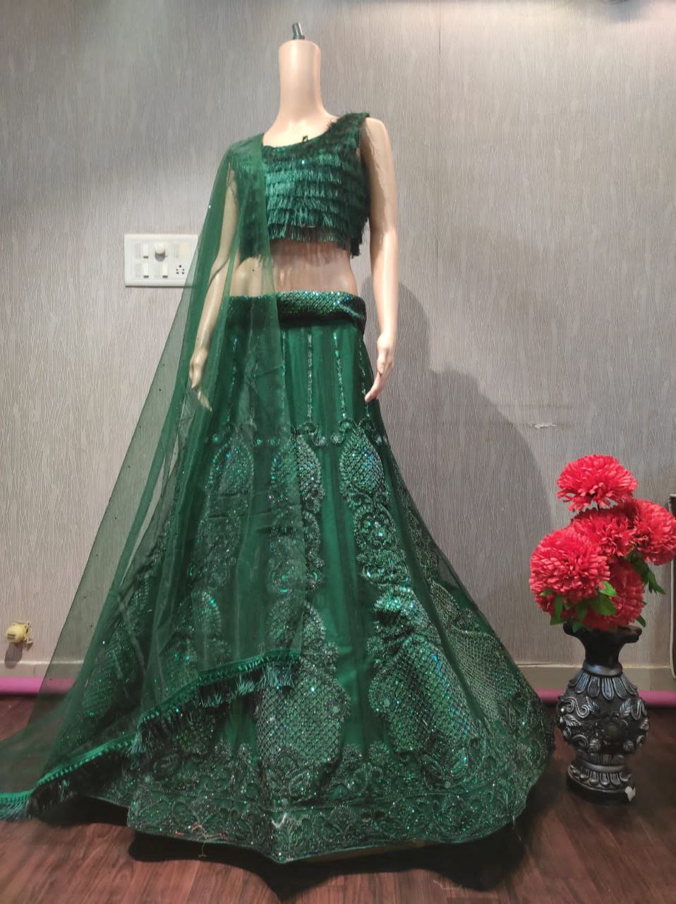 Presenting You Most Beautiful Pushpa Lehenga Set