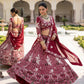 Launching 4 meter flared Star Georgette Lehenga