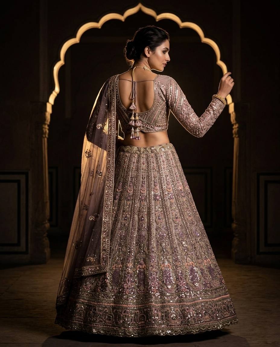 Launching 4 meter flared Butterfly Net Lehenga